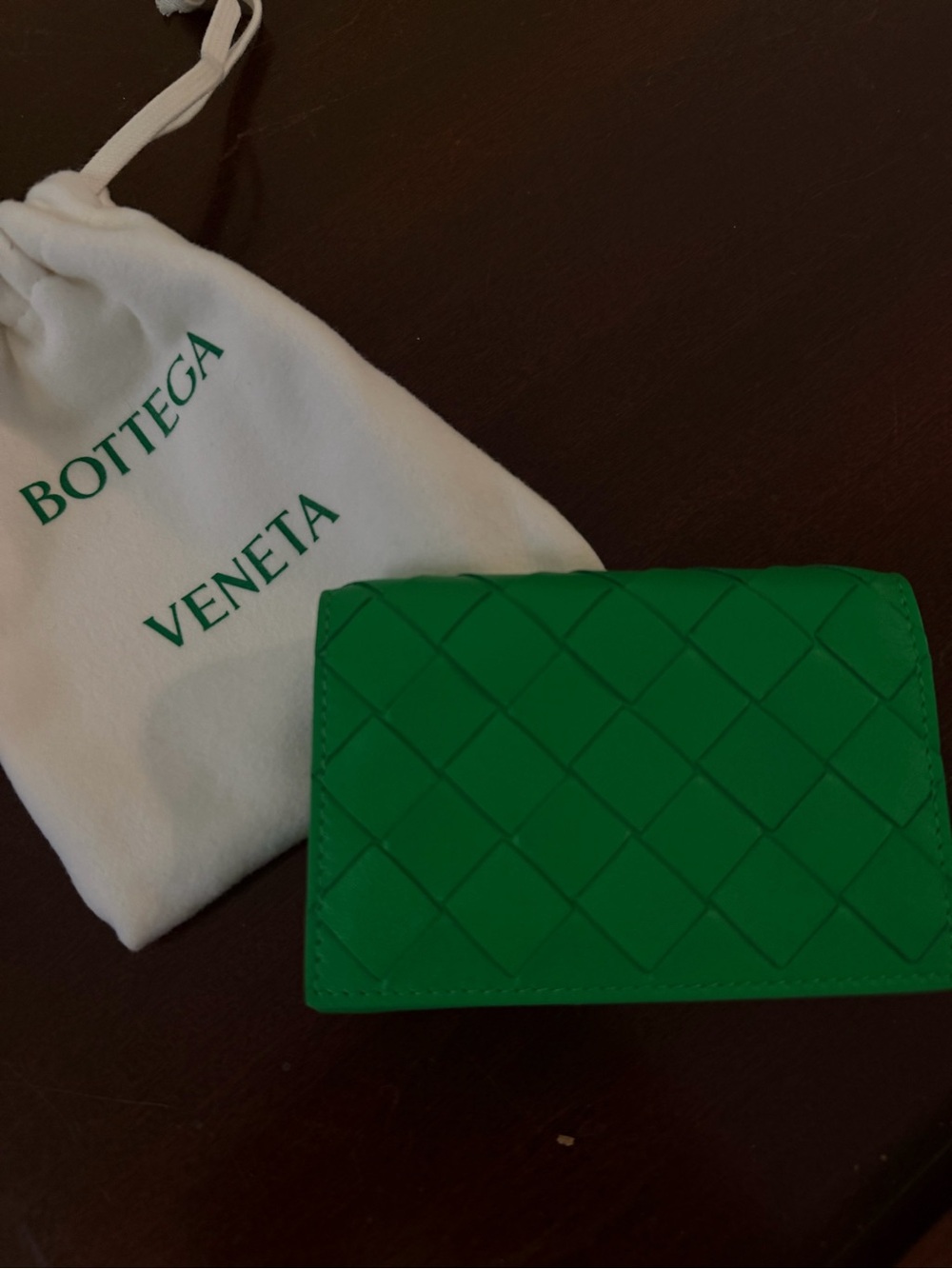 Bottega Veneta Cassette Intrecciato Card Case / Wallet – Parakeet